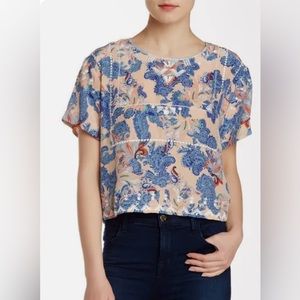 Twelfth Street by Cynthia Vincent Paisley Print Blouse Size Small NWT